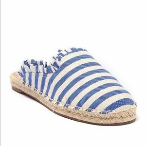 Kate Spade Laila Espadrille blue Striped mules